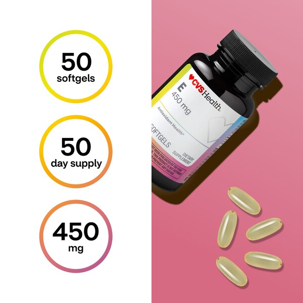 CVS Health Vitamin E Softgels, 50 CT
