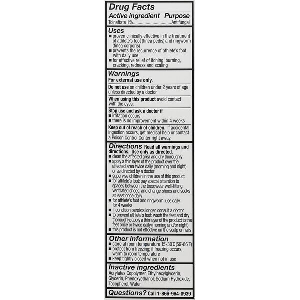 CVS Health Maximum Strength Antifungal Toe Area Liquid Treatment, 1 FL OZ