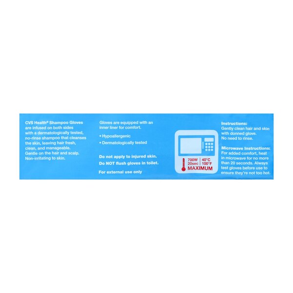 CVS Health Pre-Moistened no-rinse Shampoo Glove