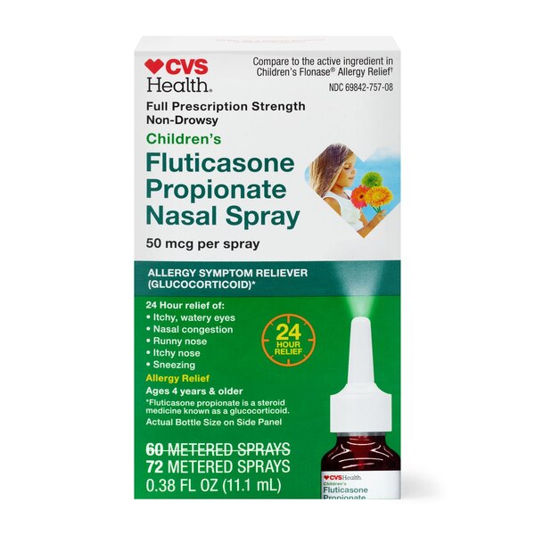 CVS Health Children's 24HR Fluticasone Propionate Nasal Spray, USP 50mcg