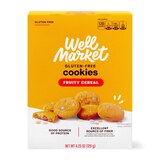 Well Market Fruity Cereal Cookies, Gluten Free, 4.25 oz, thumbnail image