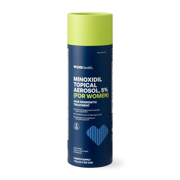 CVS Health Women's 5% Minoxidil Foam for Hair Regrowth, 2 Month Supply