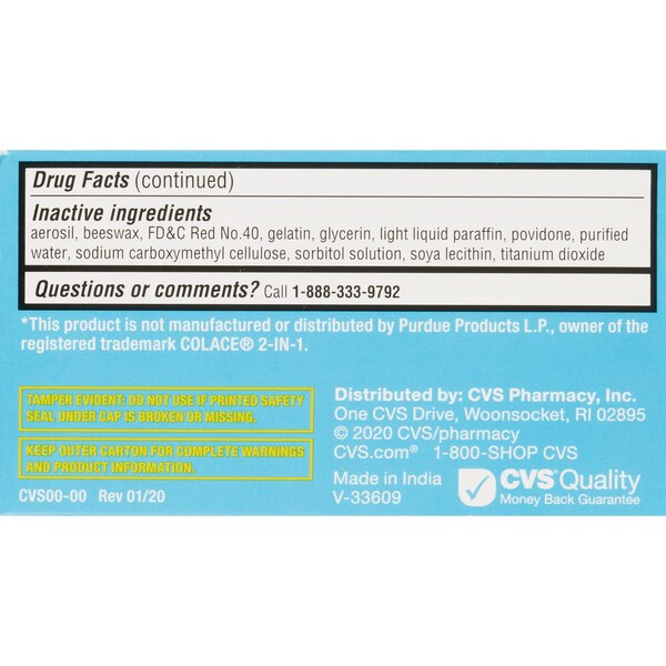 CVS Health Stool Softener Plus Stimulant Laxative Softgels