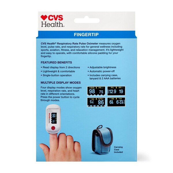CVS Health Respiratory Pulse Oximeter 