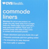 CVS Health Commode Liner with Super Absorbent Pad, thumbnail image