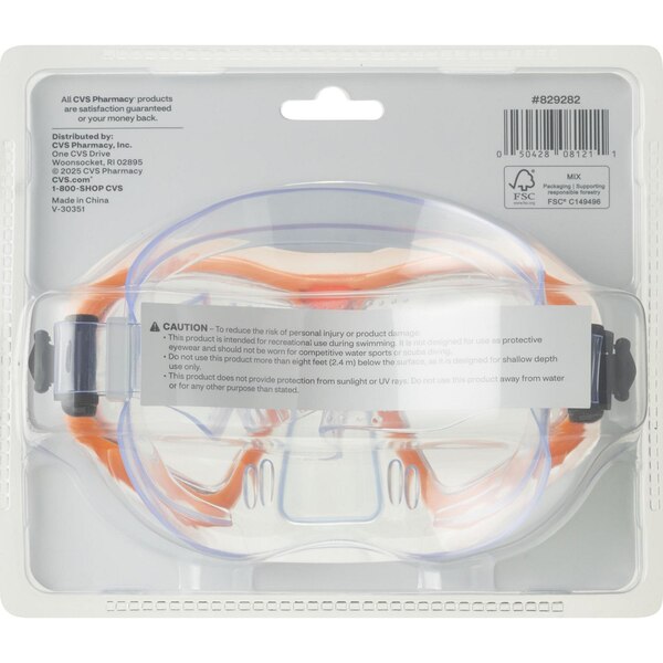 Sun & Sky Adult Swim Mask, Assorted Colors