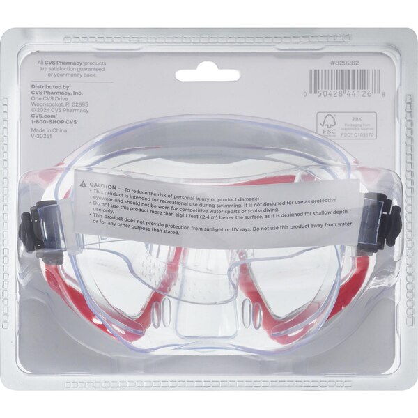 Sun & Sky Adult Swim Mask, Assorted Colors