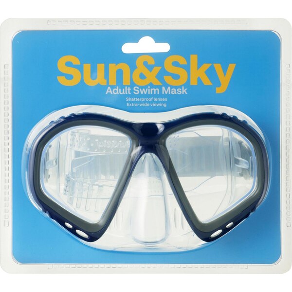 Sun & Sky Adult Swim Mask, Assorted Colors