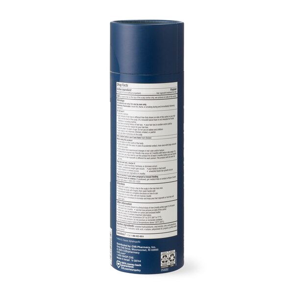 CVS Health Men's 5% Minoxidil Foam for Hair Regrowth, 1 Month Supply