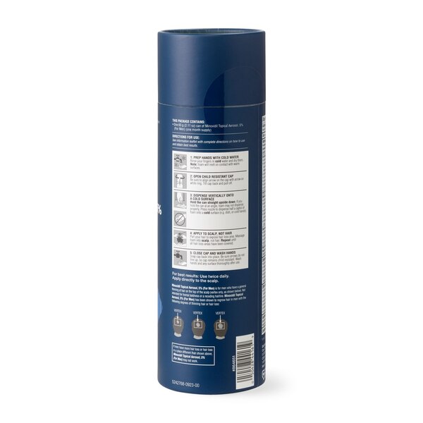 CVS Health Men's 5% Minoxidil Foam for Hair Regrowth, 1 Month Supply
