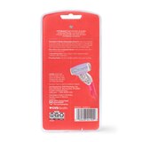 CVS Health Scented 4-Blade Disposable Razors, Strawberry Tangerine, 3 CT, thumbnail image 2 of 4