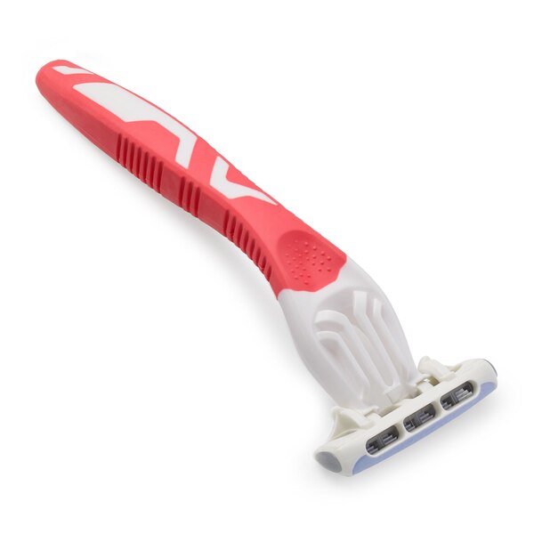 CVS Health Scented 4-Blade Disposable Razors, Strawberry Tangerine, 3 CT