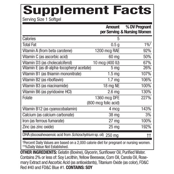 CVS Health Prenatal Multivitamin Softgels, 90 CT