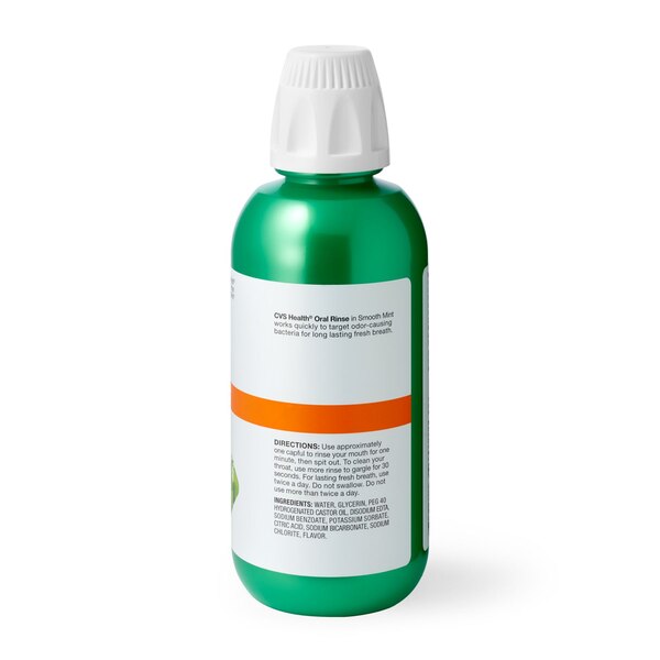 CVS Health Oral Rinse, Smooth, Mint, 16 OZ