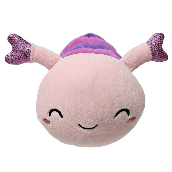 Red & Pink Valentine's Caterpillar Plush, Hot Pink & Purple, 11.5 in