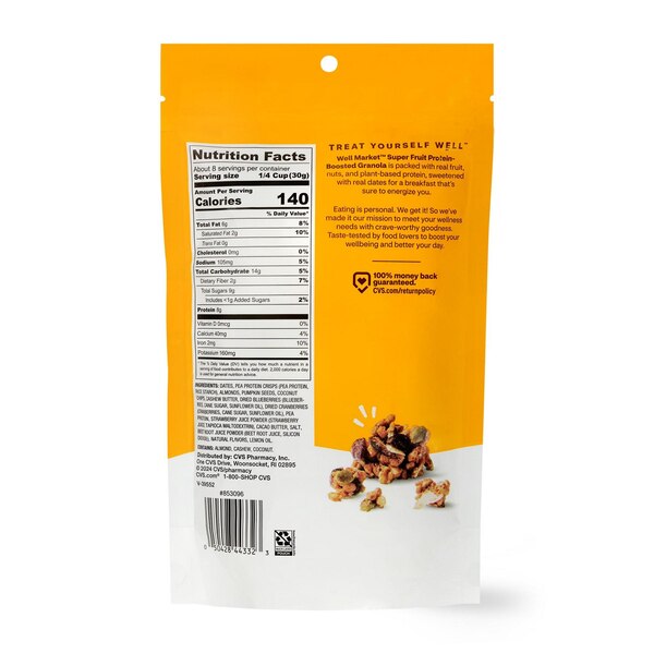 Well Market Super Fruit Protein-Boosted Granola, 8 oz