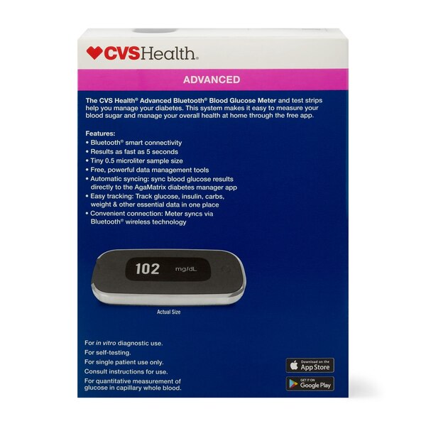 CVS Health Bluetooth Blood Glucose Meter