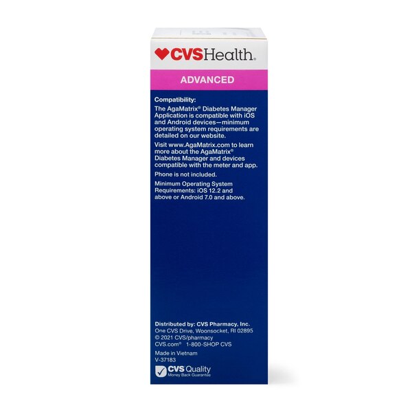CVS Health Bluetooth Blood Glucose Meter