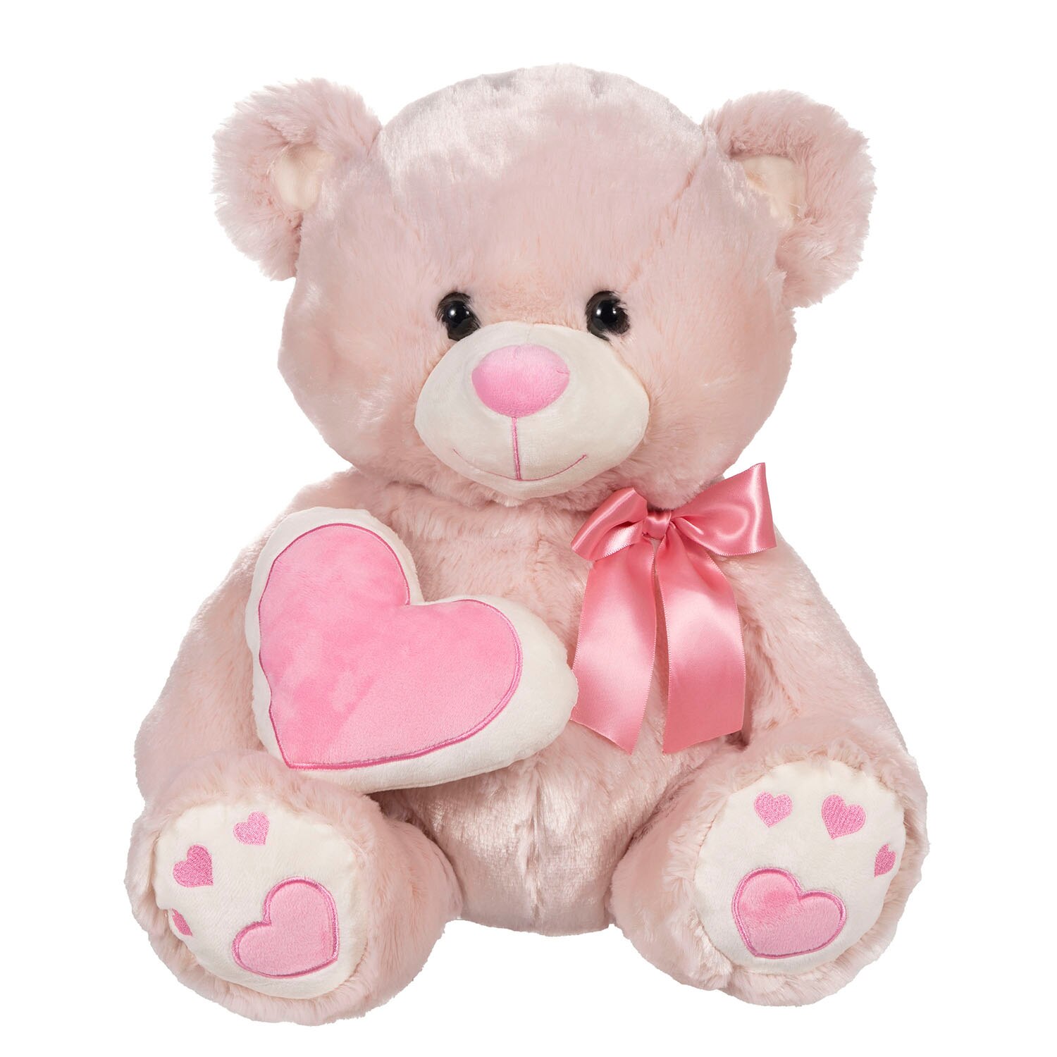 Red Pink Valentine s Pink Teddy Bear Plush 15 in