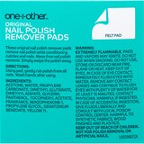 one+other Regular Nail Polish Remover Pads, 30CT, thumbnail image