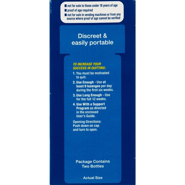 CVS Health Nicotine Lozenges 4mg, Coated Ice Mint, 80 CT