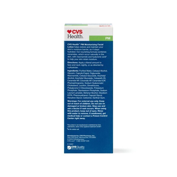 CVS PM Moisturizing Facial Lotion For Normal to Dry Skin, 3 OZ