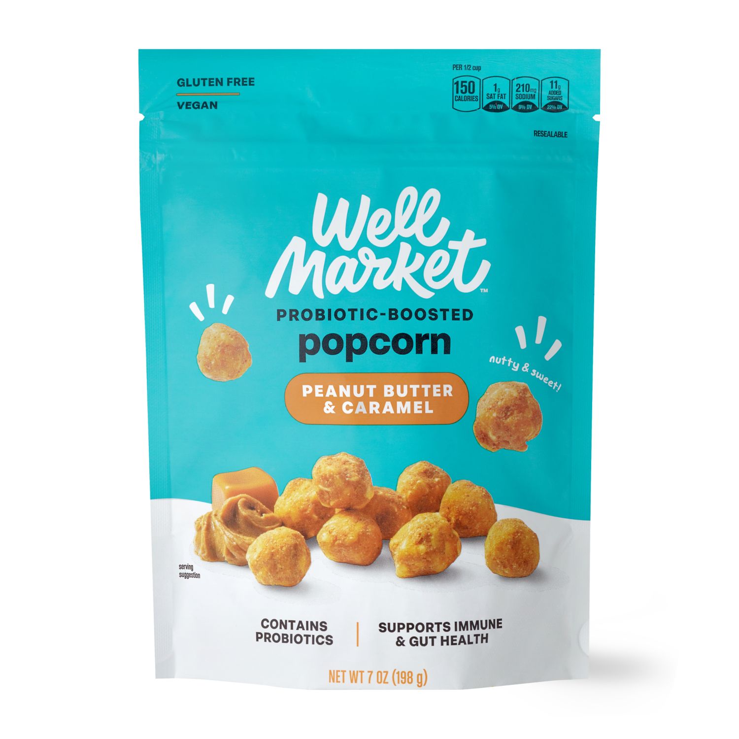 Well Market Peanut Butter & Caramel Probiotic Infused