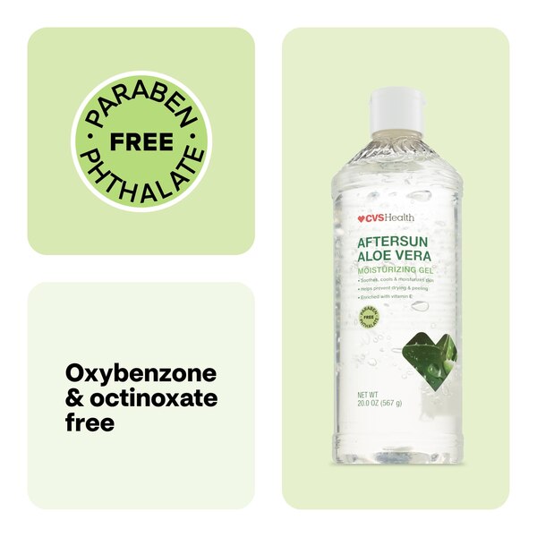 CVS Health Aftersun Aloe Vera Moisturizing Gel, Value Size