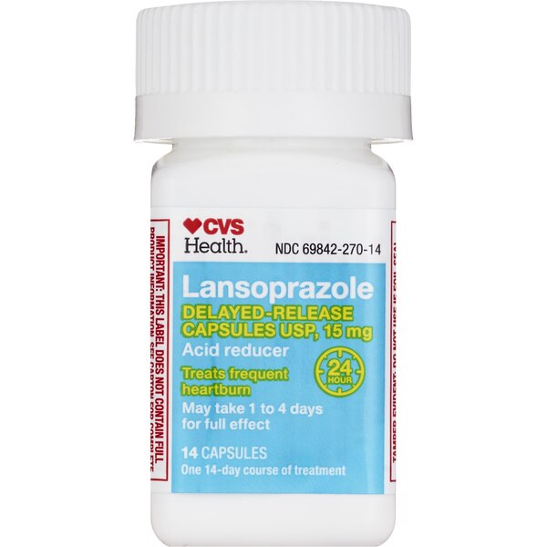 CVS Health Delayed-Release Acid Reducer Tablets, 15 MG
