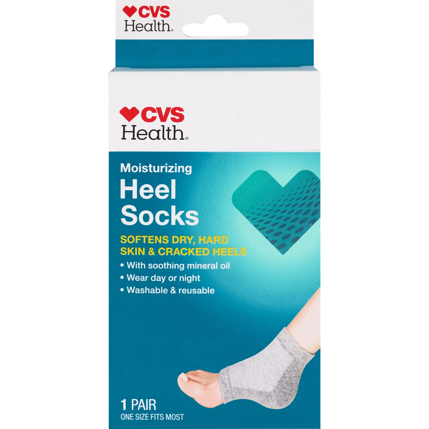 CVS Health Moisturizing Heel Sock