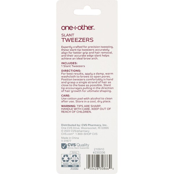 one+other Slant Tweezers