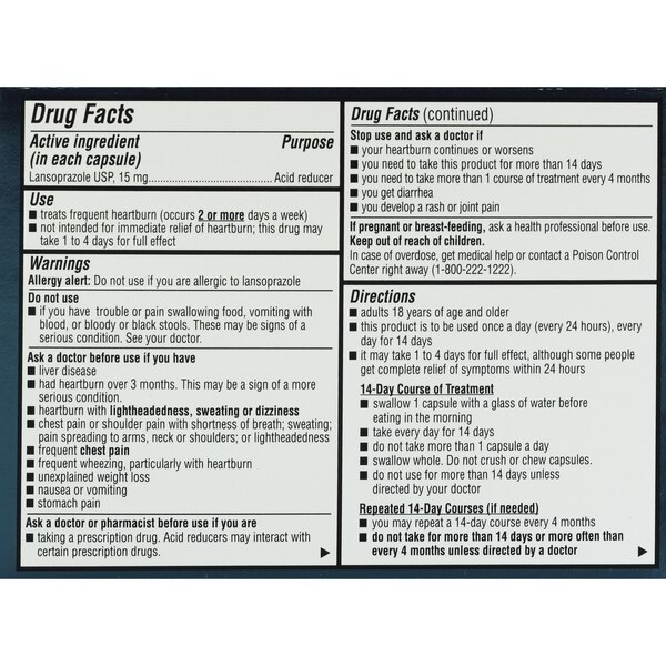 CVS Health Delayed-Release Acid Reducer Tablets, 15 MG