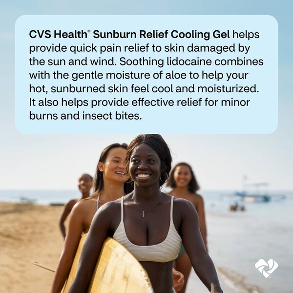 CVS Health Aftersun Cooling Gel With Lidocaine Aloe Vera Value Size