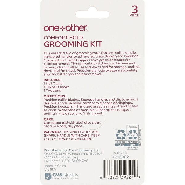 one+other Comfort Hold Grooming Kit