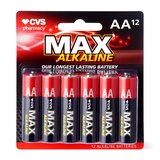 CVS Max Alkaline Batteries, AA, 1.5 Volt, thumbnail image