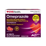 CVS Health Omeprazole Delayed Release Acid Reducer Disintegrating Tablets, thumbnail image 1 of 10
