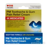 CVS Health PM Toothache & Gum Pain Relief Nighttime Cream, 0.25 OZ, thumbnail image