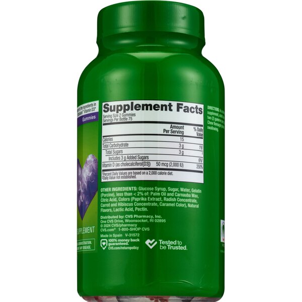 CVS Health Vitamin D3 Gummy, 150 CT
