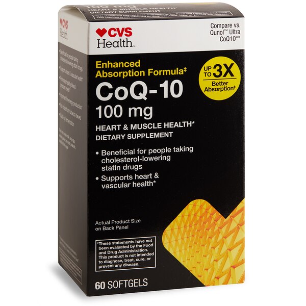 CVS Health Enhanced Absorption CoQ-10 Softgels
