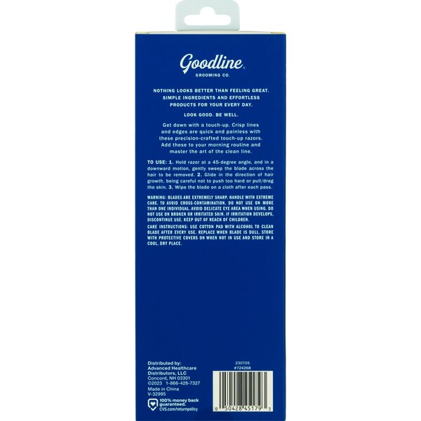 Goodline Grooming Co. Touch Up Grooming Razors