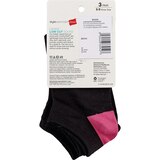 Style Essentials by Hanes Ladies' Low Cut Socks 3 Pairs, Size 5-9, thumbnail image