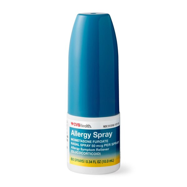 CVS Health 24 Hour Nasal Allergy Spray, Mometasone Furoate, 60 Sprays
