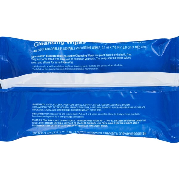 CVS Health Adult Cleansing Wipes, 42 CT