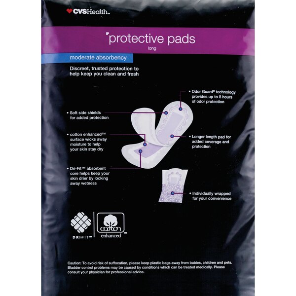 CVS Health Women's Protective Pads Moderate Absorbency