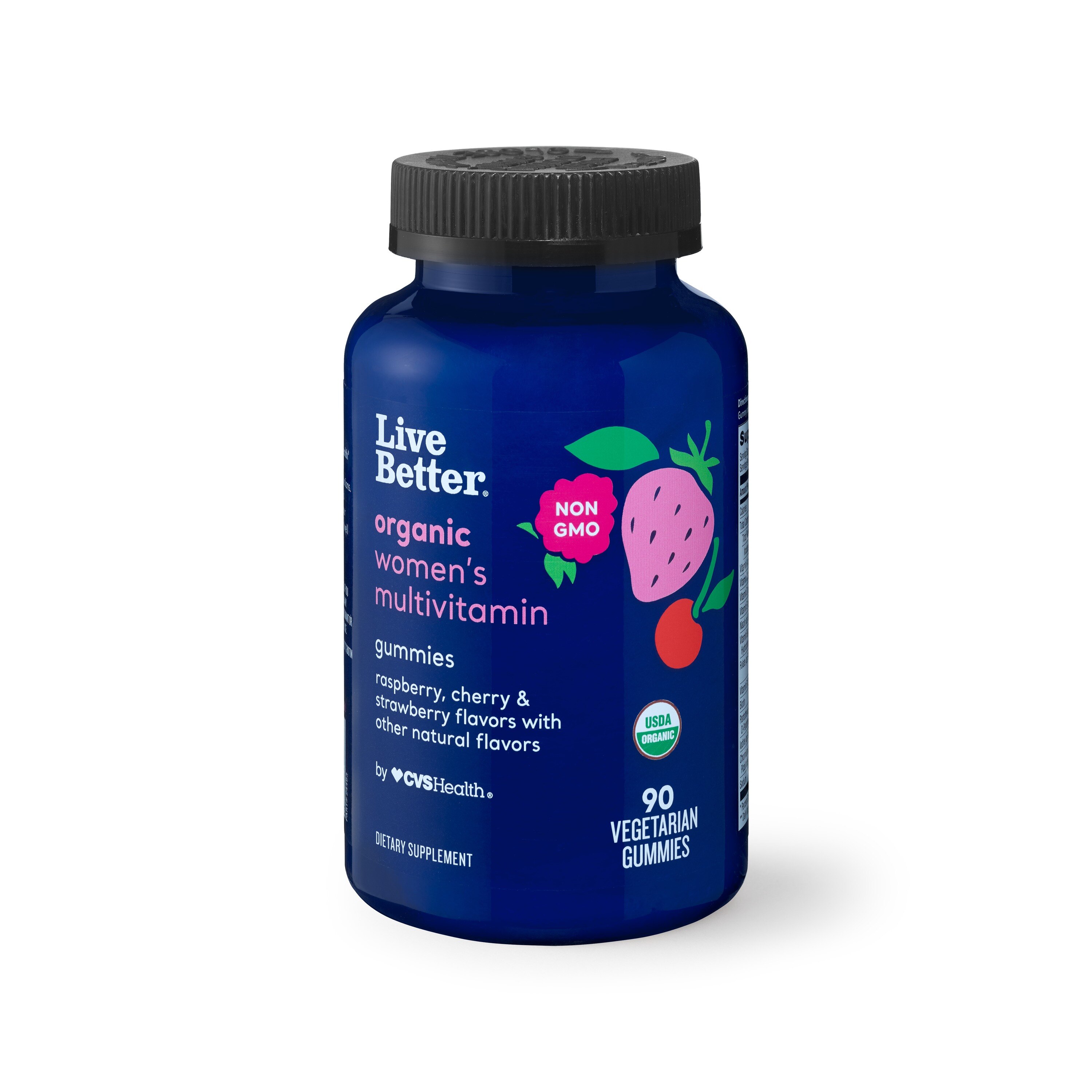 Live Better - Multivitaminas orgánicas para mujeres en gomitas, 90 u.