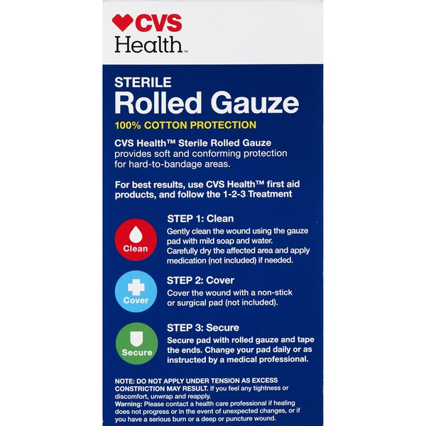 CVS Health Sterile Latex-Free Rolled Gauze