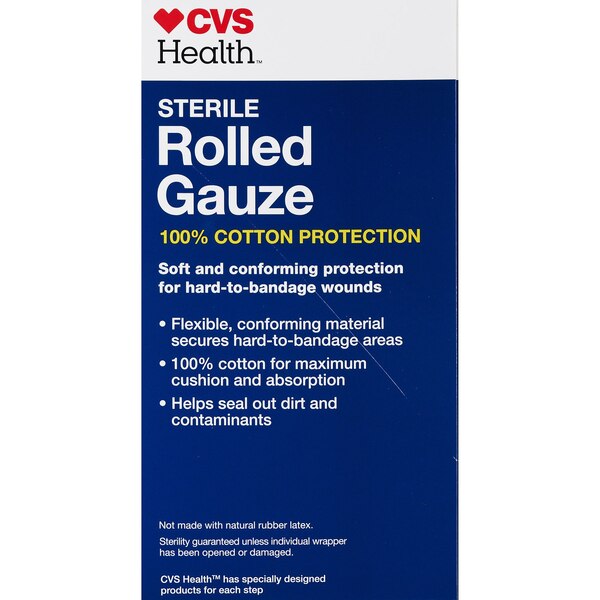 CVS Health Sterile Latex-Free Rolled Gauze