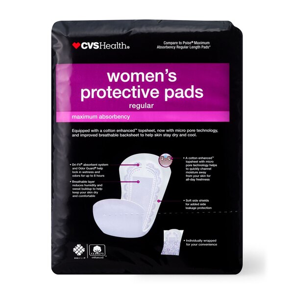 CVS Health Women's Protective Pads Maximum Absorbency