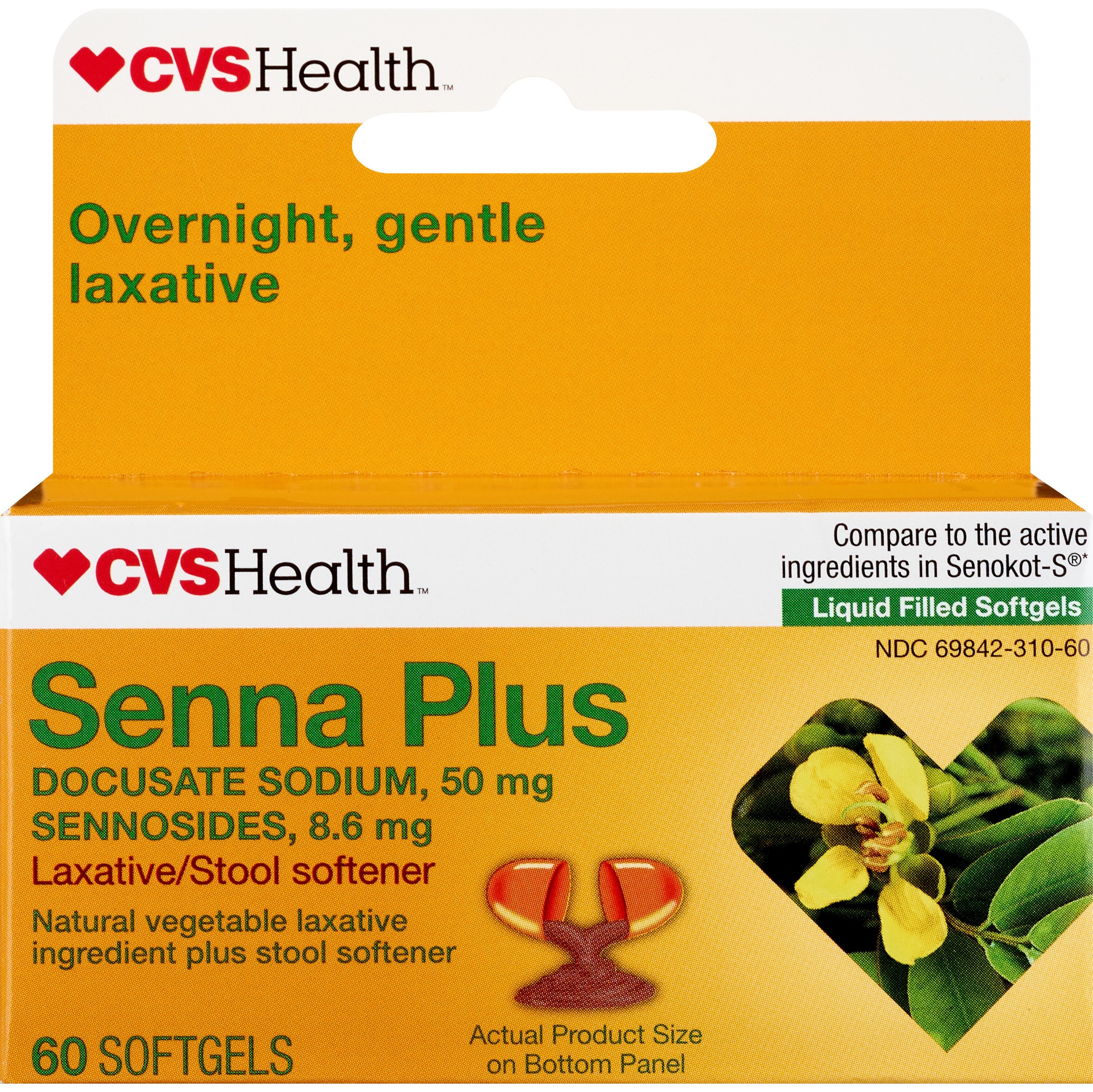 CVS Health Senna Plus Softgels