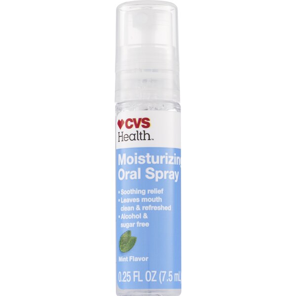 CVS Health Moisturizing Oral Spray, Mint, 0.25 OZ, 2 CT